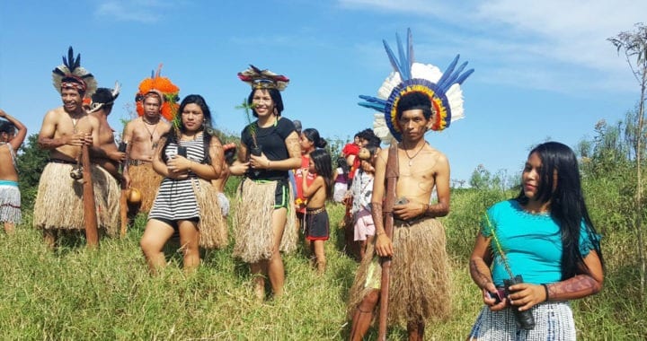 Indígenas plantam mudas para autodemarcação de território Indígenas plantam mudas para autodemarcação de território