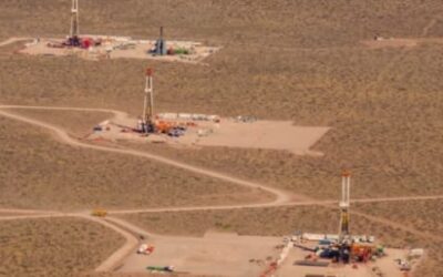 Poços de Fracking na Argentina. Crédito: Governo da Argentina.